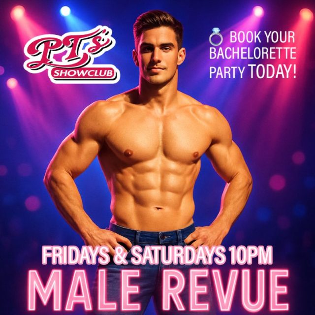 PTs Denver male revue bachelorette party